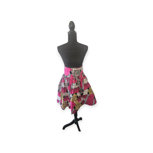 AFRICAN PRINT HIGH WAIST SKIRT